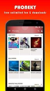 PHONEKY Ringtone & Wallpapers screenshot 1