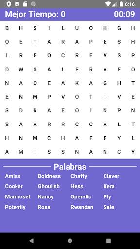 📱 Sopa de Letras Infinitas 📱 screenshot 1