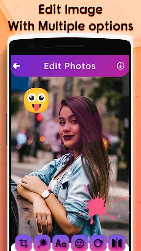Holi video maker - color your pics screenshot 3