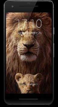 Lion King Of The Forest HD Lock Screen screenshot 4