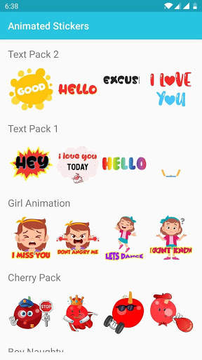 Animated Sticker For WhatsApp screenshot 1