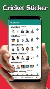 IPL Cricketer Stickers : WAStickerApps screenshot 4