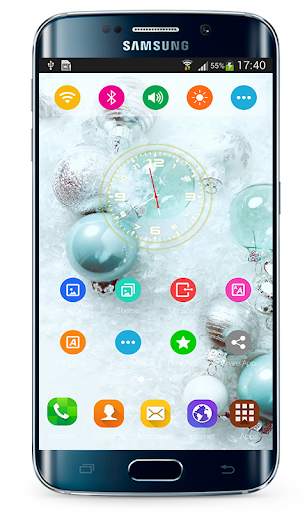 Launcher Samsung Galaxy A70 Theme 2 تصوير الشاشة