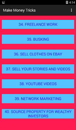 Money Making Tricks स्क्रीनशॉट 6