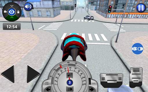 Sci Fi Car Driving School 3D screenshot 1