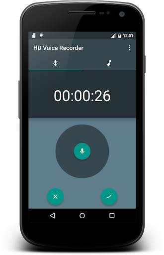 HD Voice Recorder स्क्रीनशॉट 1