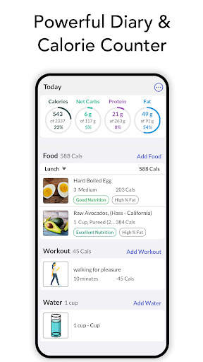 Carb & Keto Manager - Aspire screenshot 1