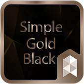 SimpleGoldBlack Launcher theme 1.0
