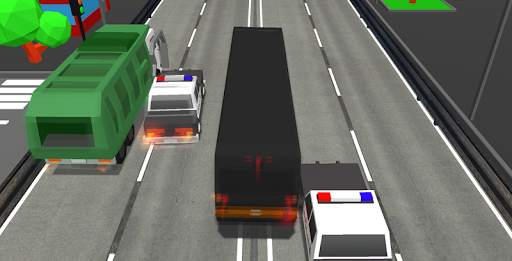 Blocky Cars Rush Drive screenshot 6