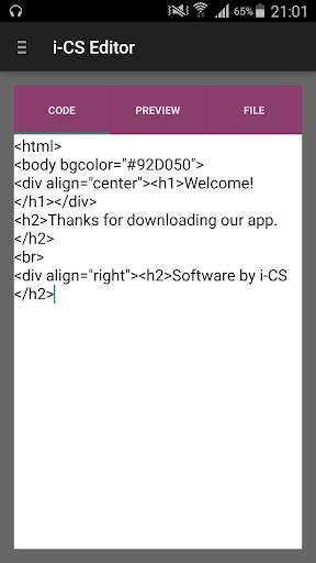 i-CS Editor screenshot 1