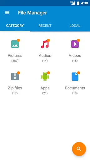 Moto File Manager screenshot 1