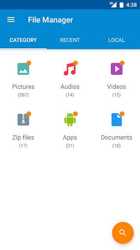 Moto File Manager screenshot 1