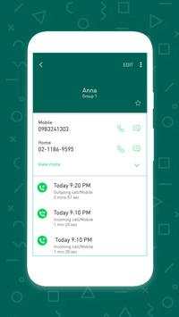Contact for Whatsapp Themes Dialer Phone Screen screenshot 5