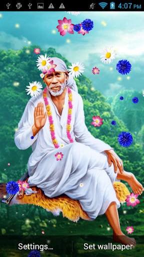 Sai Baba Live wallpaper скриншот 2