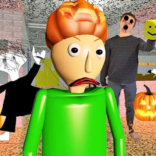 Big Math Teacher Head School : Halloween Mod 2.0