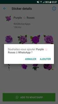 WAStickerApps - Flowers 🌹 Roses screenshot 4