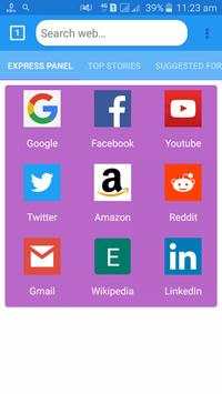 5G High Speed Web Browser screenshot 1