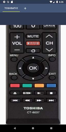 Toshiba TV Remote Control screenshot 1