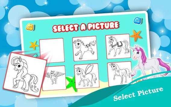 Little unicorns Coloring Book screenshot 3