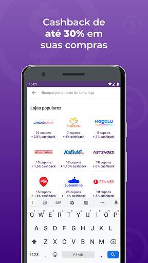 Cuponomia: Cupons e Cashback screenshot 4