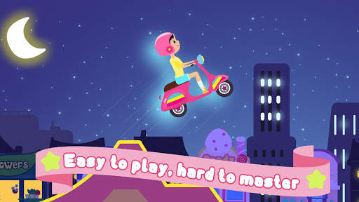 Girls run bike: Real bike racing screenshot 3
