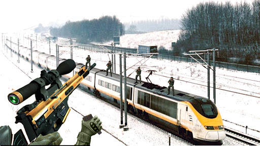 IGI Train Sniper Shooter War 3D: Train Games 2020 screenshot 2