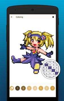Monster Girl Color By Number art maker screenshot 4
