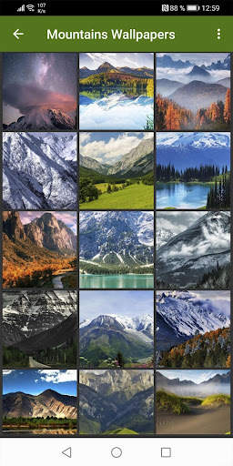 Mountains Wallpapers 2 تصوير الشاشة