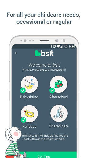 Bsit: find babysitters you can trust! screenshot 1