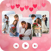 Wedding photo video maker icon
