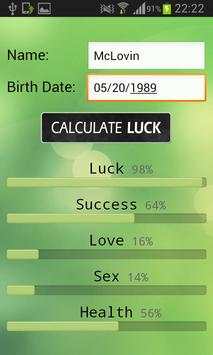 Daily Luck Calculator screenshot 3