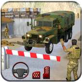 indian army truck driving: military truck mission logo