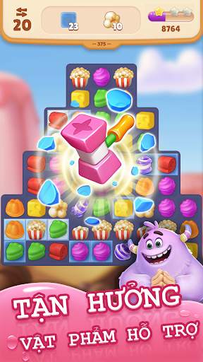 Sweet Crunch - Trò Chơi Ghép 3 screenshot 3