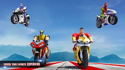 Superhero Bike Games Stunts screenshot 4
