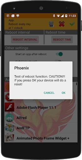 Phoenix - Autoboot app start screenshot 4