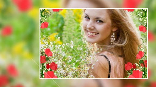 Beautiful Flower Photo Frames Greeting Cards 3 تصوير الشاشة