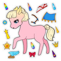 Chibi Einhorn Spiele: Avatar Erstellen