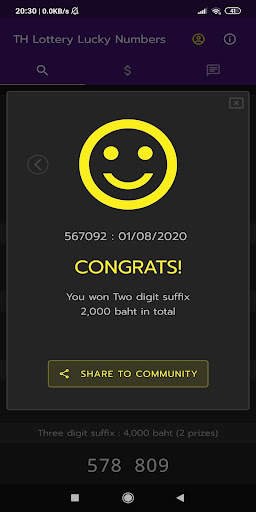 Thai Lottery Lucky Numbers [Beta] screenshot 2