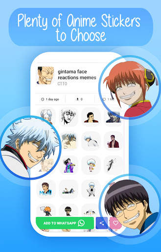Anime Stickers for WhatsApp screenshot 4