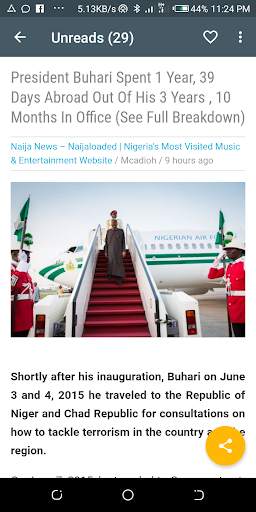 Sahara Reporters App screenshot 2