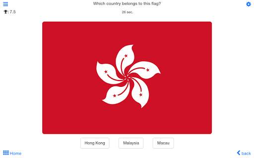 World country and flag quiz Mx screenshot 2