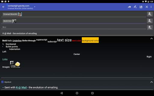 K-@ Mail - Email App screenshot 16