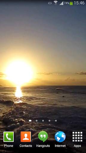 Ocean Waves Sunset Live HD 3 screenshot 3