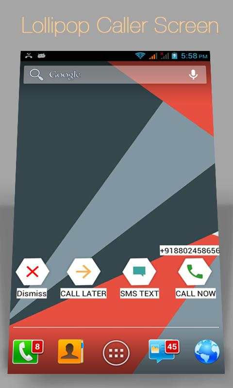 Lollipop Caller Screen (R) screenshot 6
