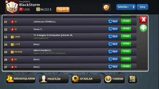 Okey Online screenshot 2