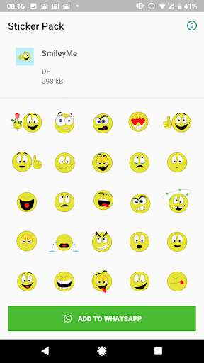 Emoji stickers for WhatsApp - WAStickerApps moji screenshot 2