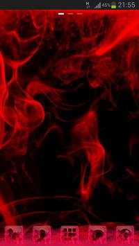 GO Launcher EX Theme Red Fire screenshot 1