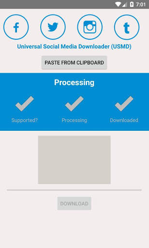 Universal Social Media Downloader USMD screenshot 1