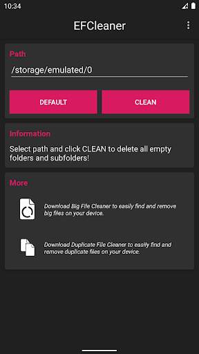 Empty Folder Cleaner - Clean your device screenshot 3