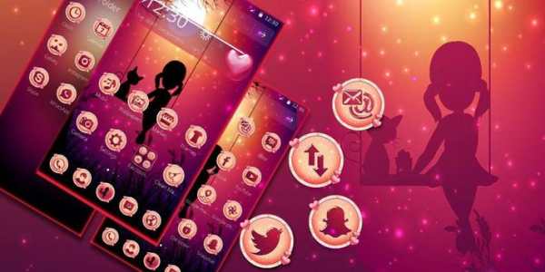 Pink Glitter Cat Girl Theme screenshot 4